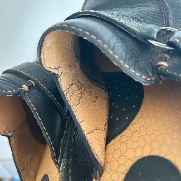 Leather rustic vintage clogs - Picture 12 of 16